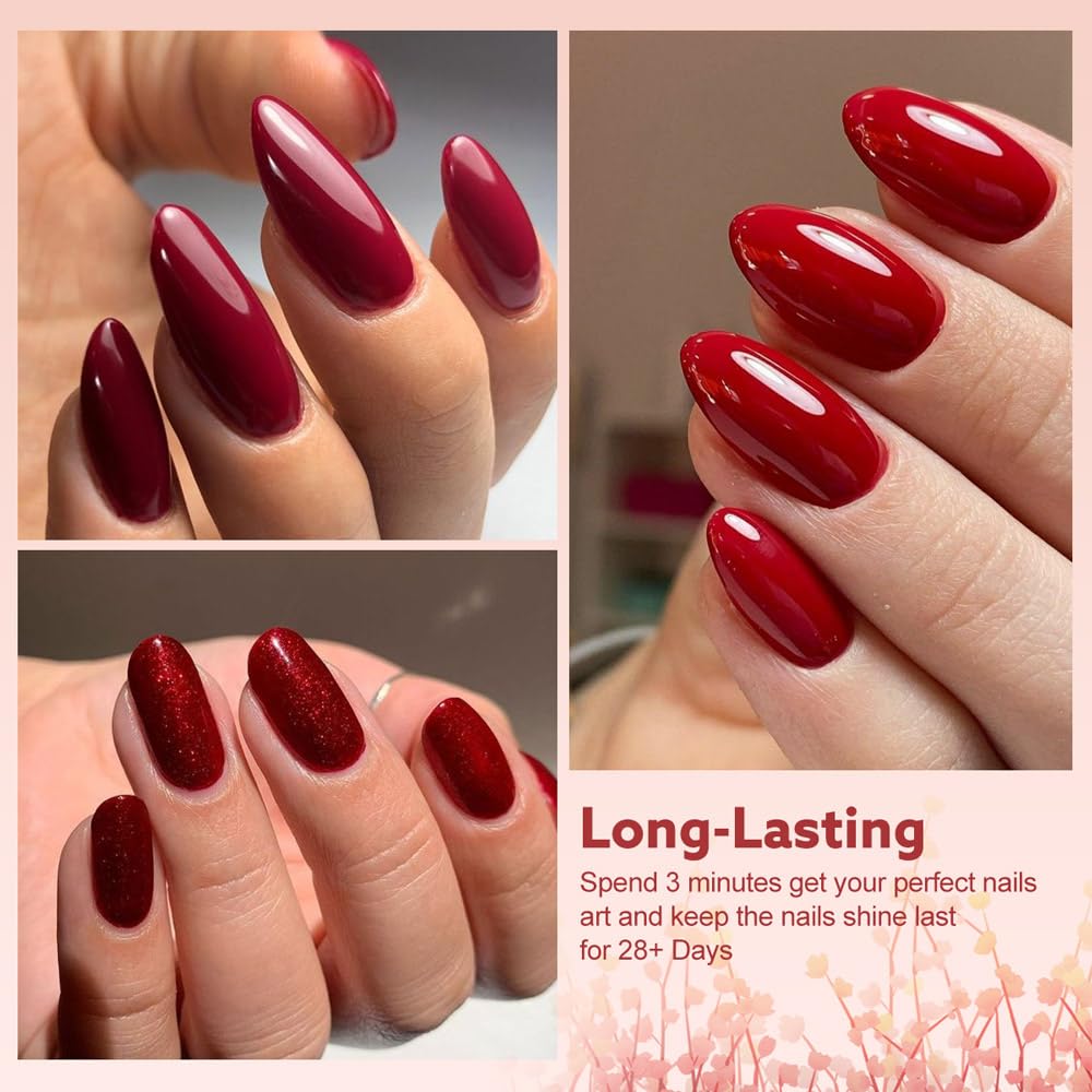 CANNI purple, brown, burgundy jelly shades for versatile nails.