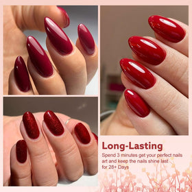 CANNI purple, brown, burgundy jelly shades for versatile nails.