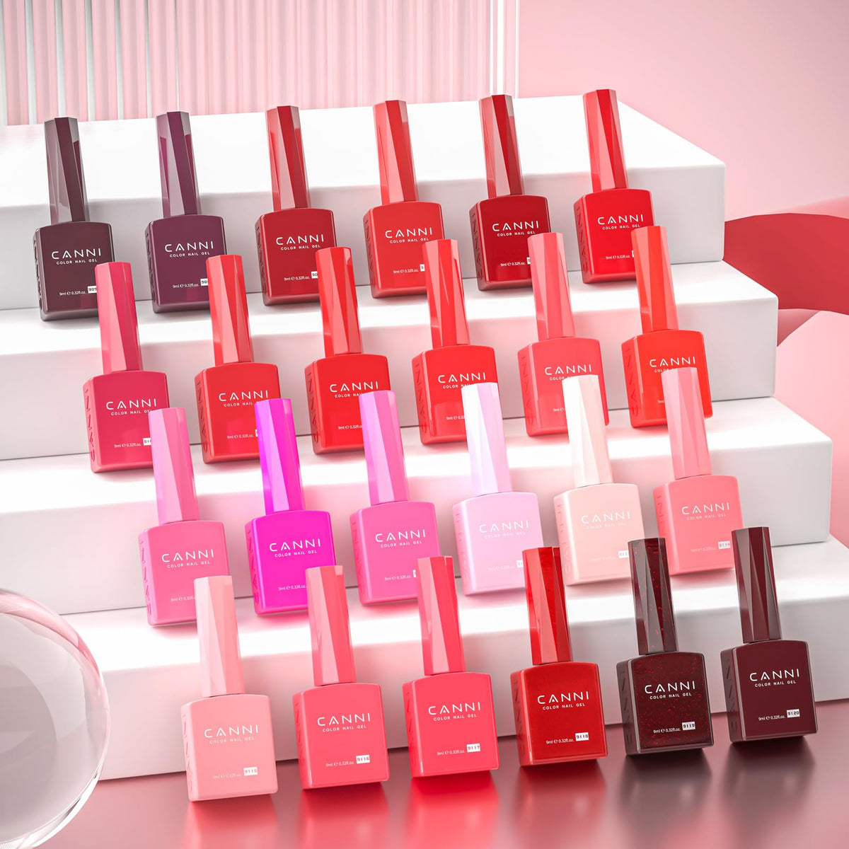 CANNI soak-off gel polish for easy removal without damage.