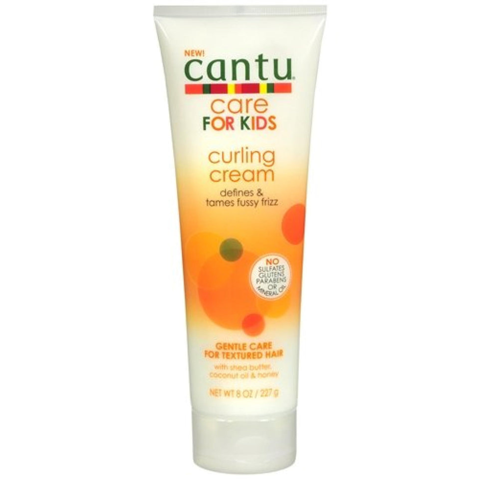 Pack of 3 Cantu Care for Kids Curling Cream for easy curl styling.