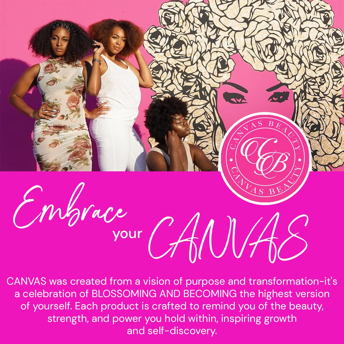 Canvas Beauty Body Glaze smooths appearance of dry areas with non-greasy finish.