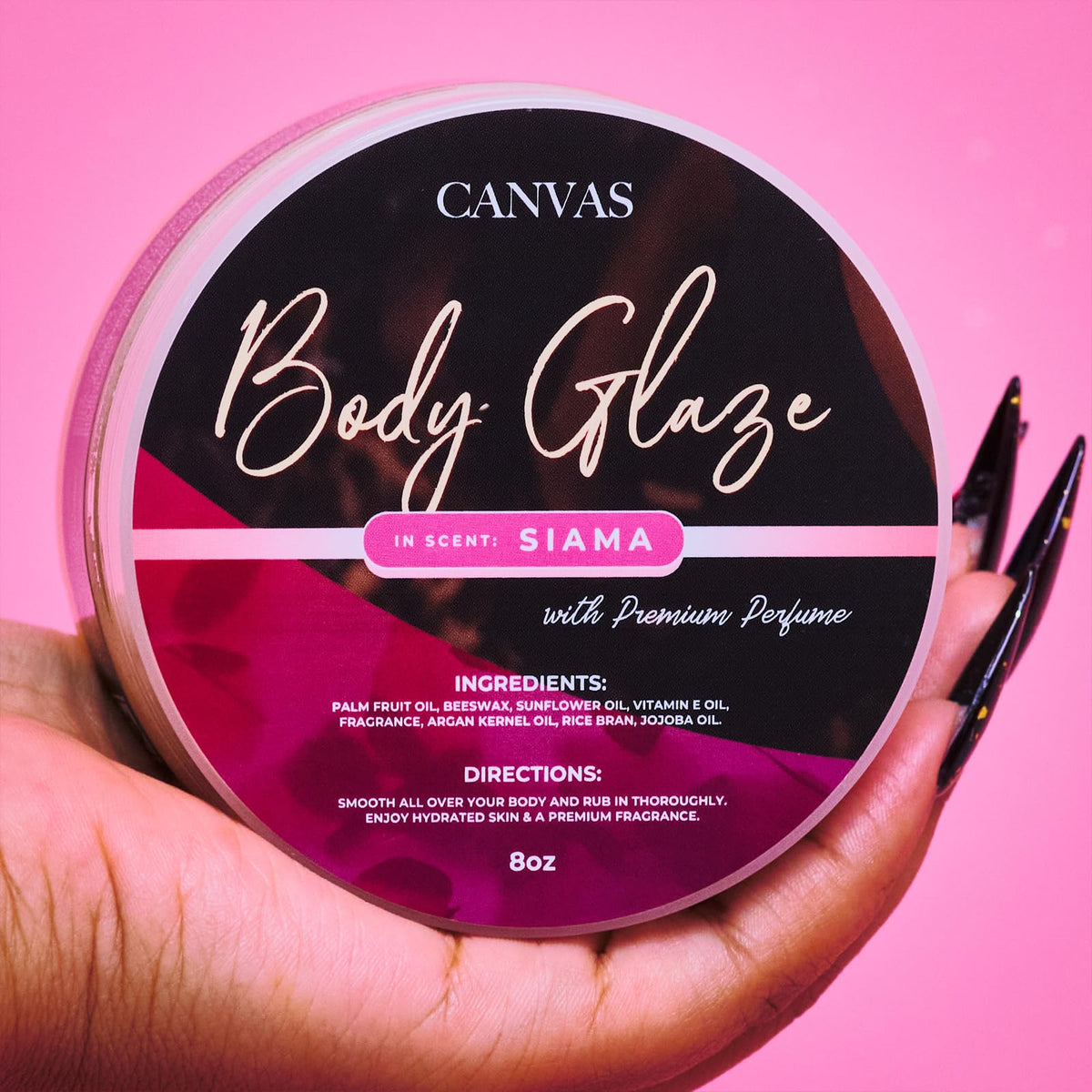 Soft glow on skin after using Canvas Beauty Siama Body Glaze.