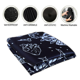 CapeshionPro barber cape with adjustable snap closures for a secure fit