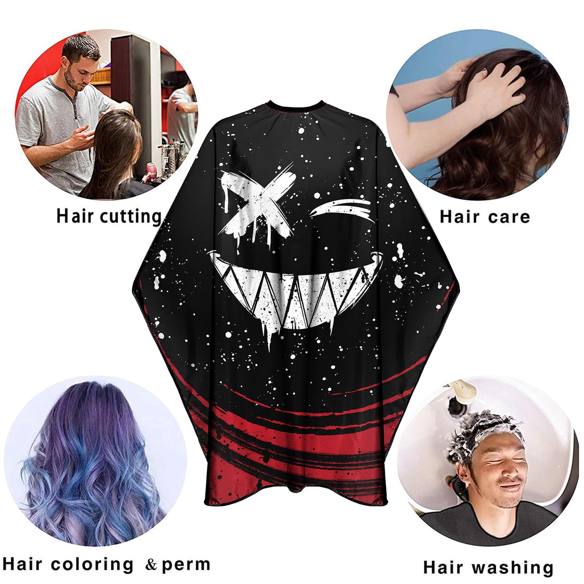 CapeshionPro Barber Cape easy to clean and quick to dry after use