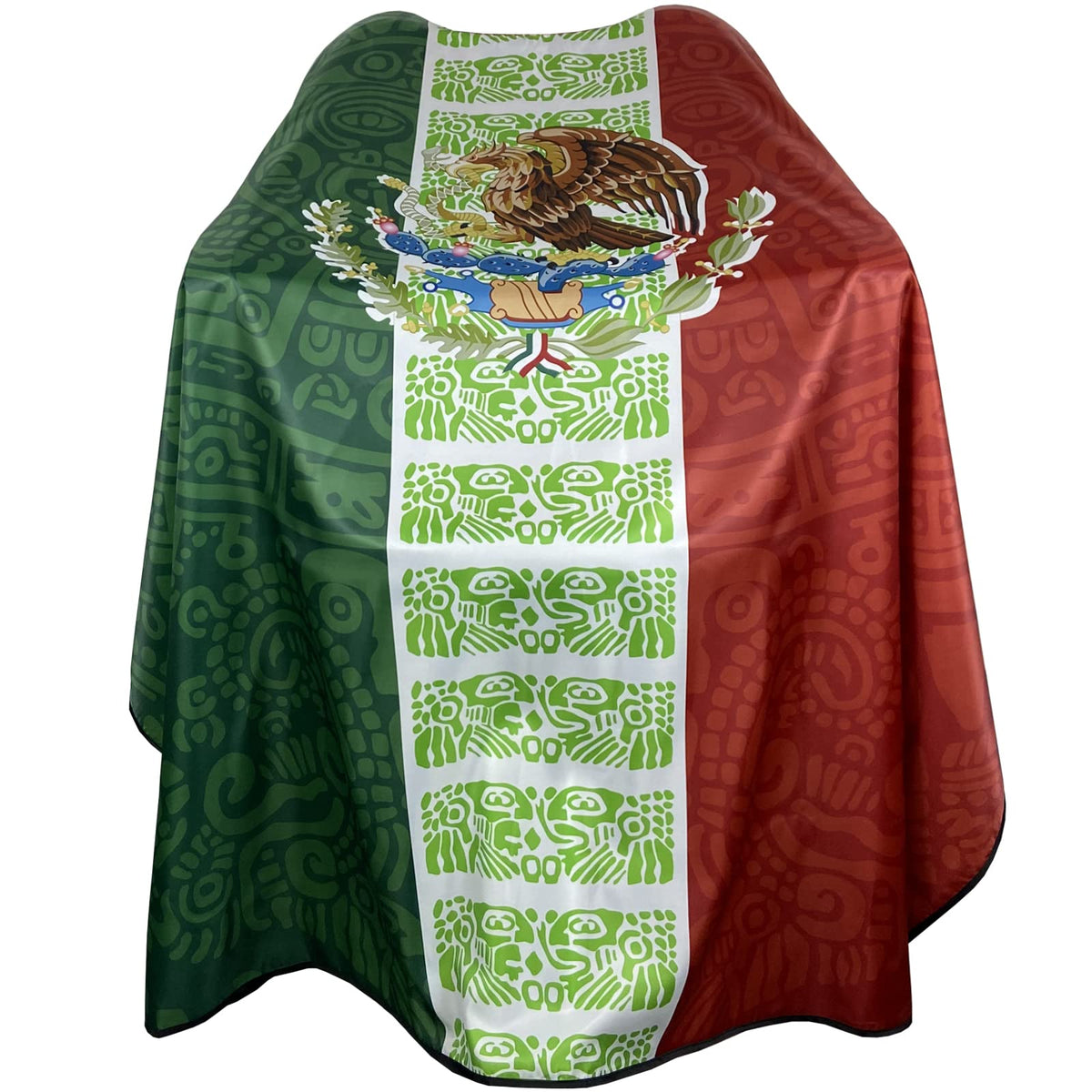 CapeshionPro barber cape with waterproof anti-static layer protecting clothing during cuts.