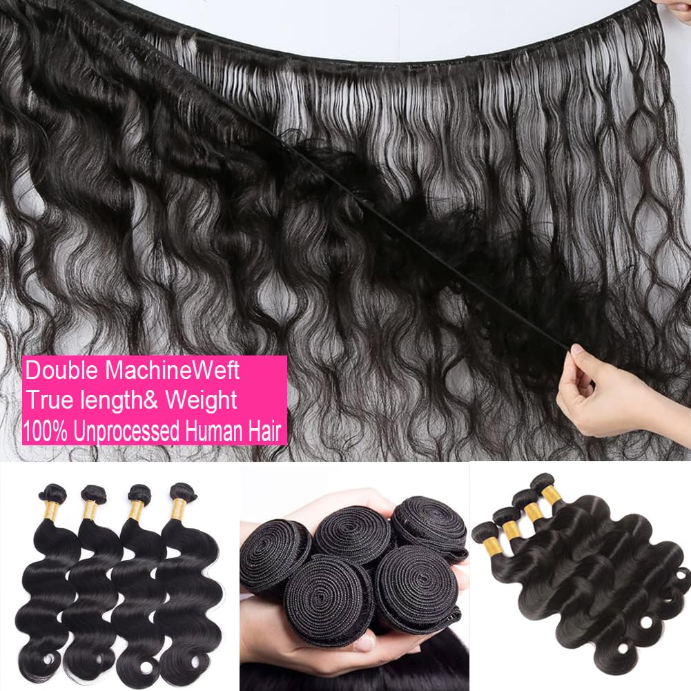 Caplina 18-inch bundles with full density for a complete head look.