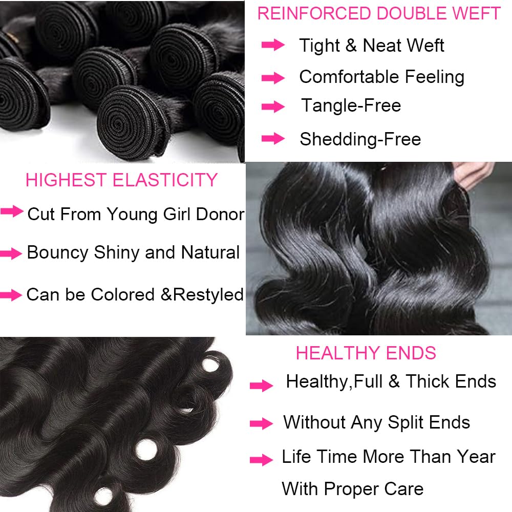 Caplina natural black bundles color blending with various shades.