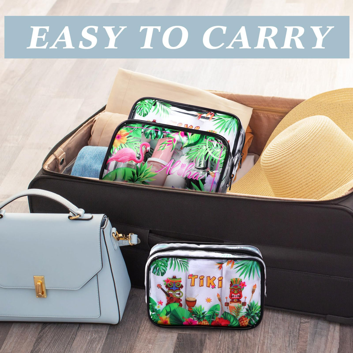Capoda Hawaiian makeup bags six style pack makes a thoughtful gift