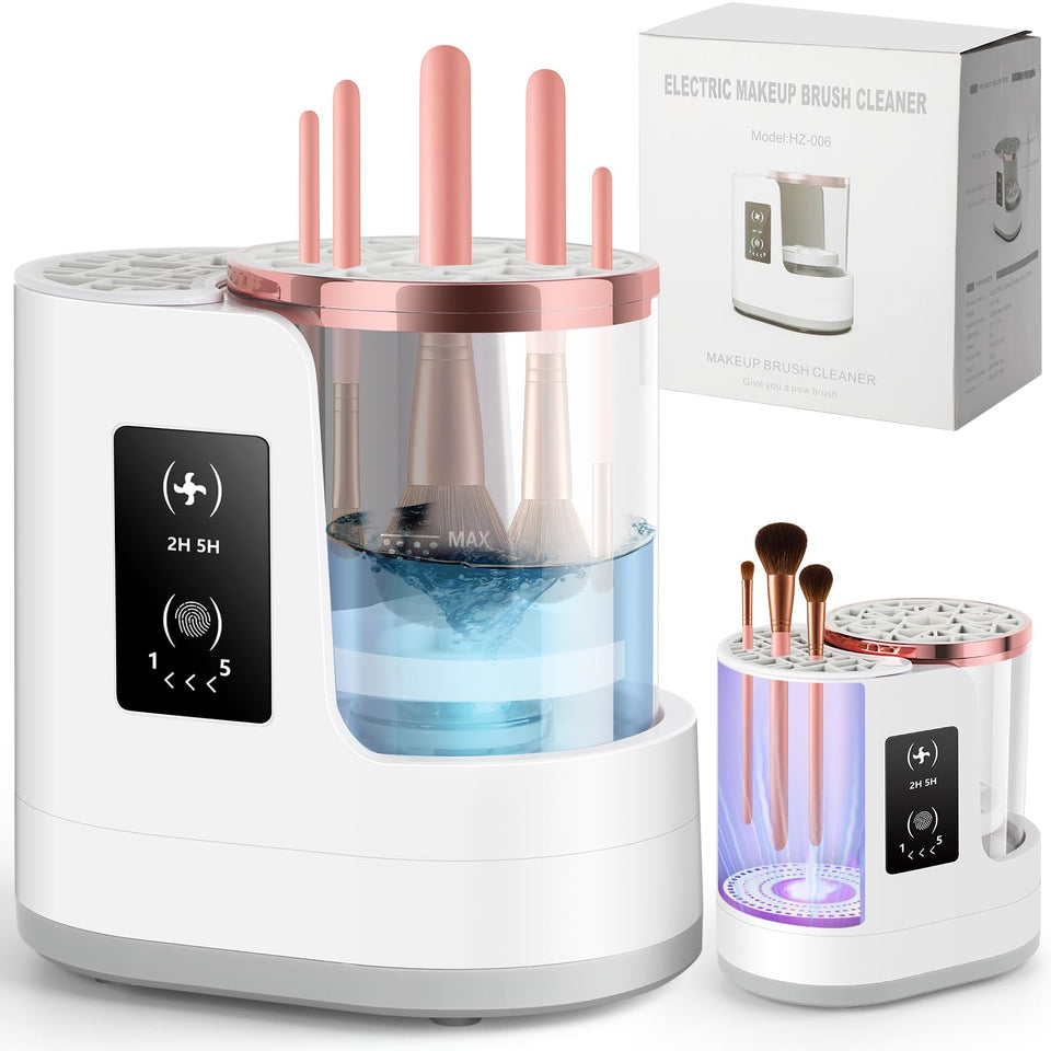 CAPOT 3-in-1 cleaner front view with smart drying for spotless brushes