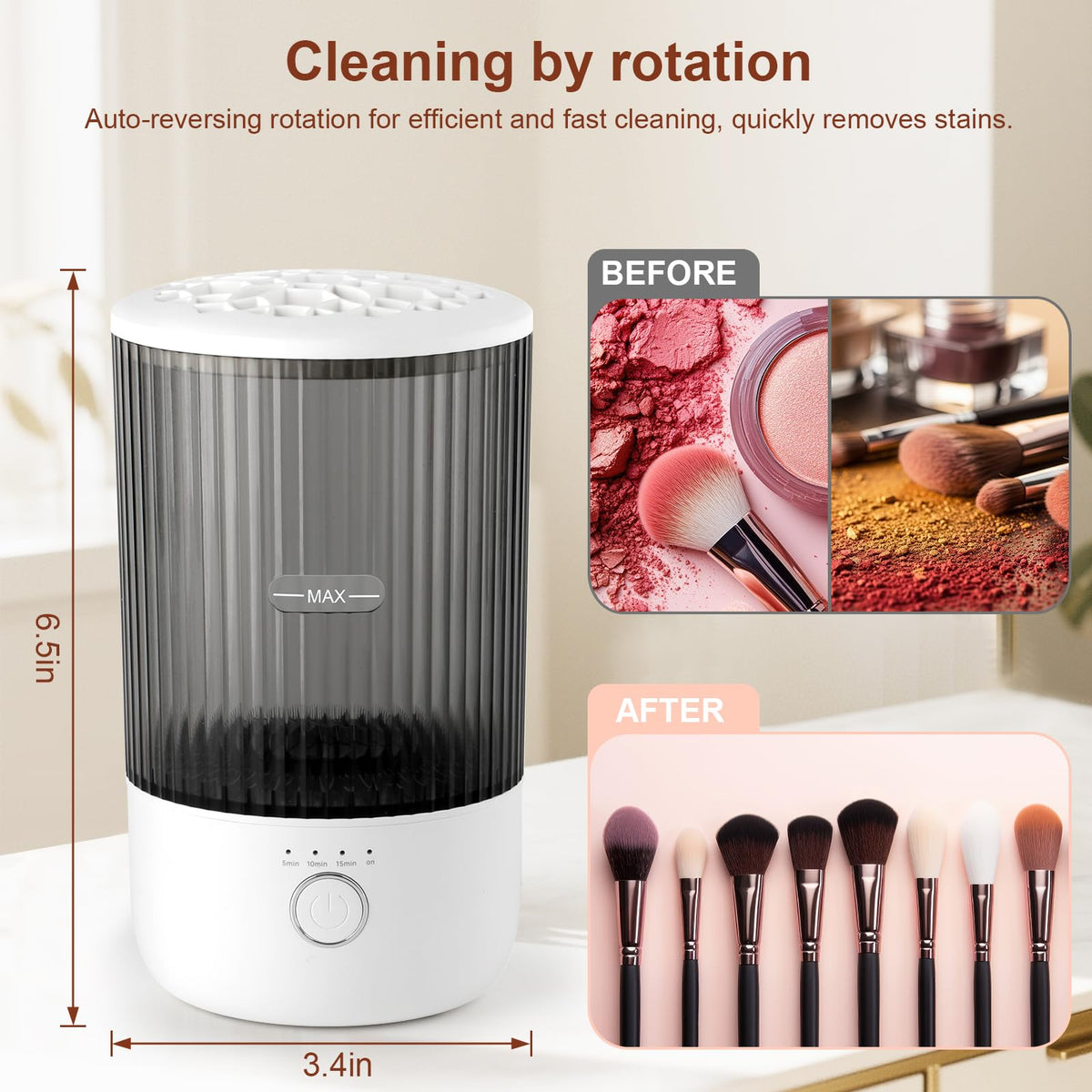 Capot compact 3-in-1 station enabling dry, clean, store cycles.