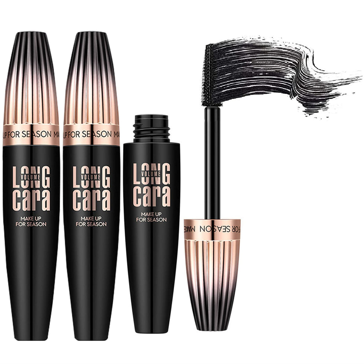 Cappuvini My Amazing Lashes Mascara bottle close-up for premium, bold appearance.