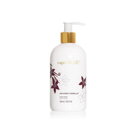Capri Blue Flora Edit hand wash bottle with Havana Vanilla scent for refreshing cleansing