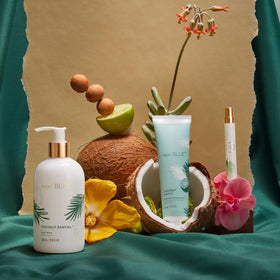Capri Blue Flora Edit creamy lather demonstrates luxurious hand cleansing