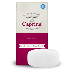 Caprina by Canus Fresh Goat’s Milk Original soap pack front for gentle daily cleansing.
