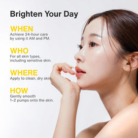 Capsule Serum brightening effect suggested for radiant skin look