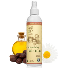 CARA B Naturally Moisturizing Baby Hair Mist bottle front for detangling textured curls.
