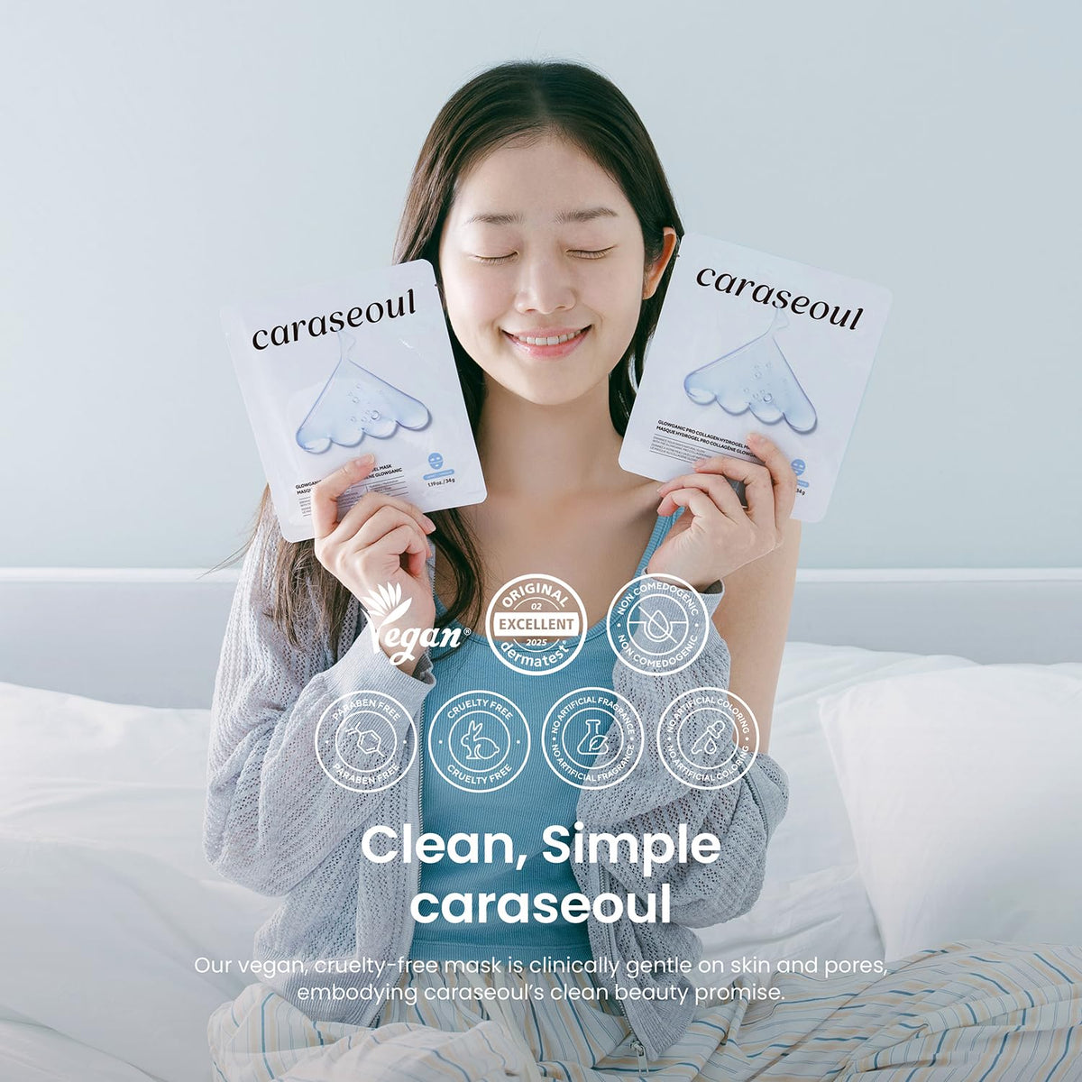 Caraseoul Glowganic Pro glass-skin glow visual suggests radiant results