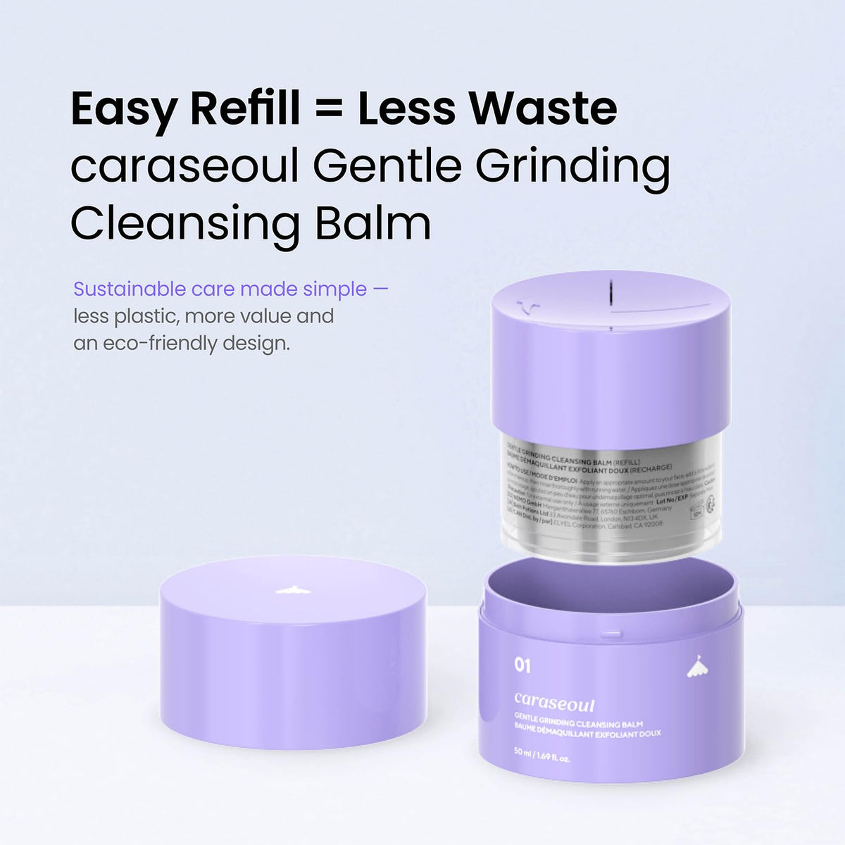 Caraseoul twist-up dispenser enabling mess-free makeup removal on the go