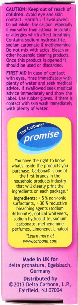 Carbona Color Run Remover dissolving stain on fabric fibers after color bleed