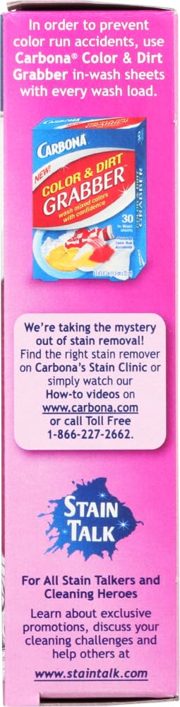 Carbona Color Run Remover pack of 6 boxes for multiple stain challenges