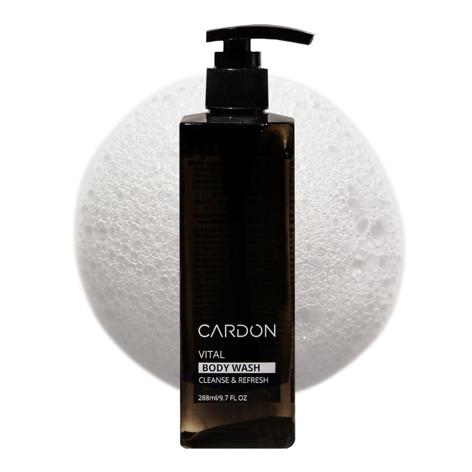 Cardon Acne Clearing Body Wash bottle for daily cleansing and freshness.