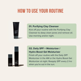 Man applying Cardon routine in daily skincare for balanced skin