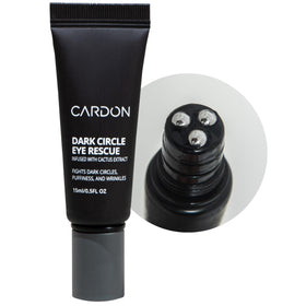 Cardon Dark Circle Rescue eye stick in use for cooling under-eye care.