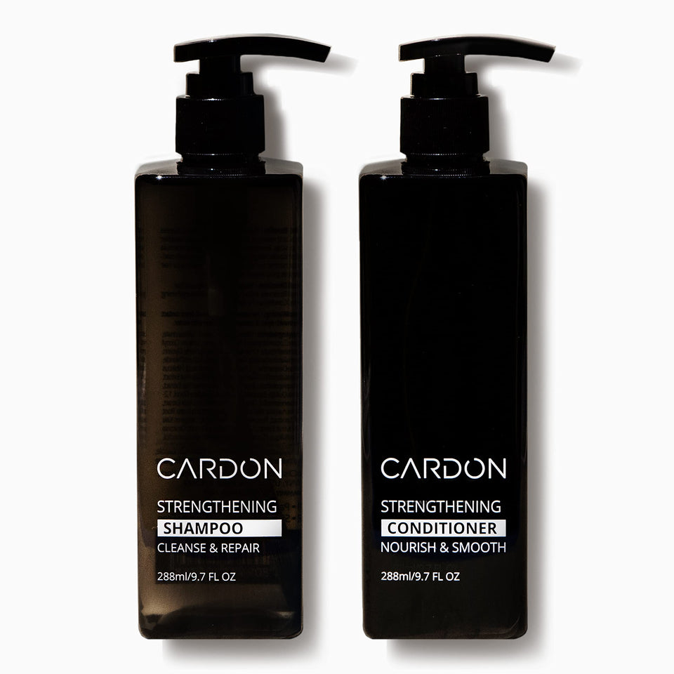 Cardon Hair Growth Set shampoo bottle for men supports scalp cleansing and hair strengthening.