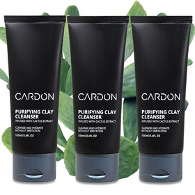 Cardon men's deep pore cleansing bottle front with oil-control formula