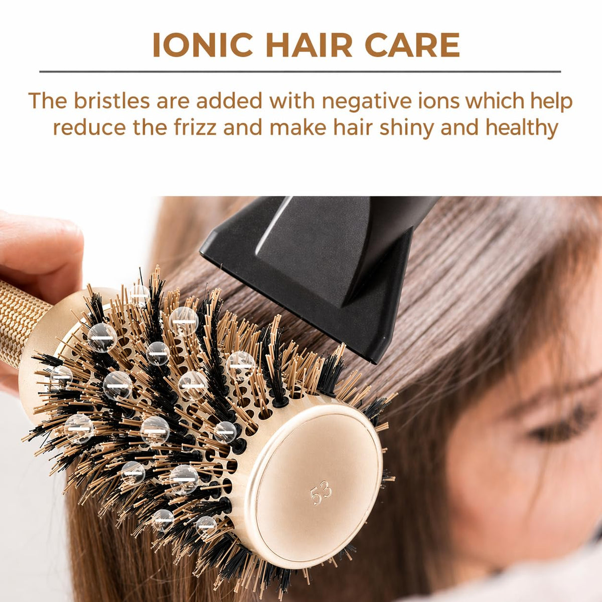 Care Me brush delivering professional-looking blowouts at home.