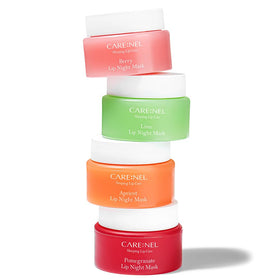 CARE:NEL Berry Lip Mask in morning for refreshed lips