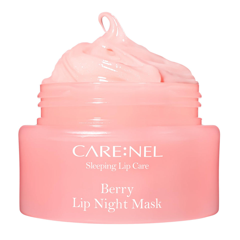 CARE:NEL Lip Mask Overnight Berry 23g ready for nightly hydration
