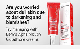 CARE:NEL Whitening Cream application on hand shows lightweight feel and easy coverage.