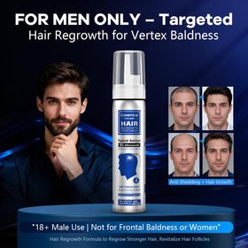 CARENICE biotin-infused minoxidil foam for healthier-looking strands