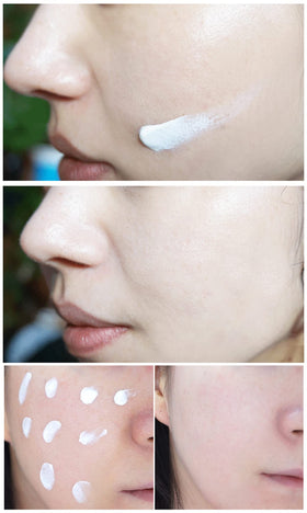 CARE:NEL SPF 50 broad-spectrum formula delivers a smooth, non-greasy finish.