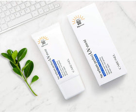 CARE:NEL travel-size pack fits in bags for on-the-go UV defense.