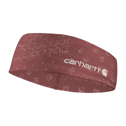 Carhartt Force headband cooling close-up showing moisture-wicking fabric for all-day comfort.