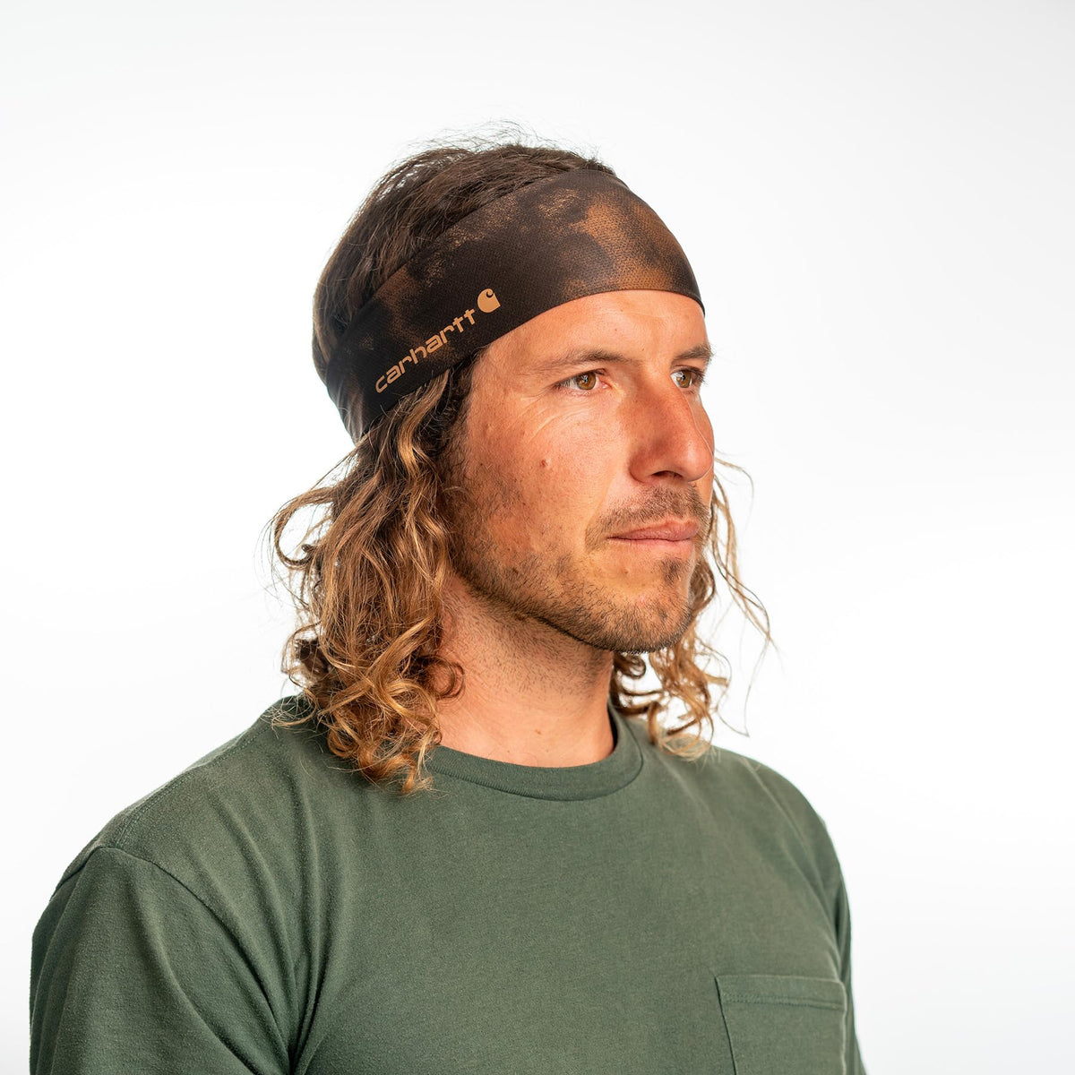 Carhartt Force headband shows sweat-wicking performance for active use