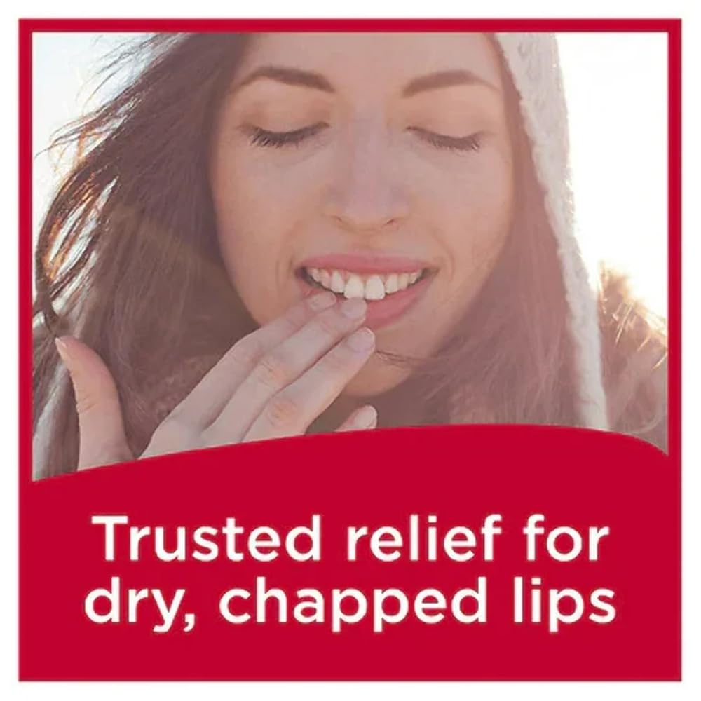 Carmex Cherry-flavor lip-balm-on-the-go offers portable lip care.
