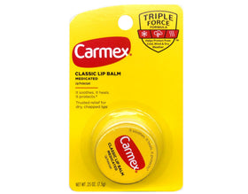 Carmex Classic Lip Balm Medicated 0.25 oz pack of 12 soothing dry lips on the go.