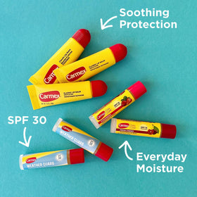 Carmex Daily Care SPF15 Cherry stick for quick lip moisture during sun.