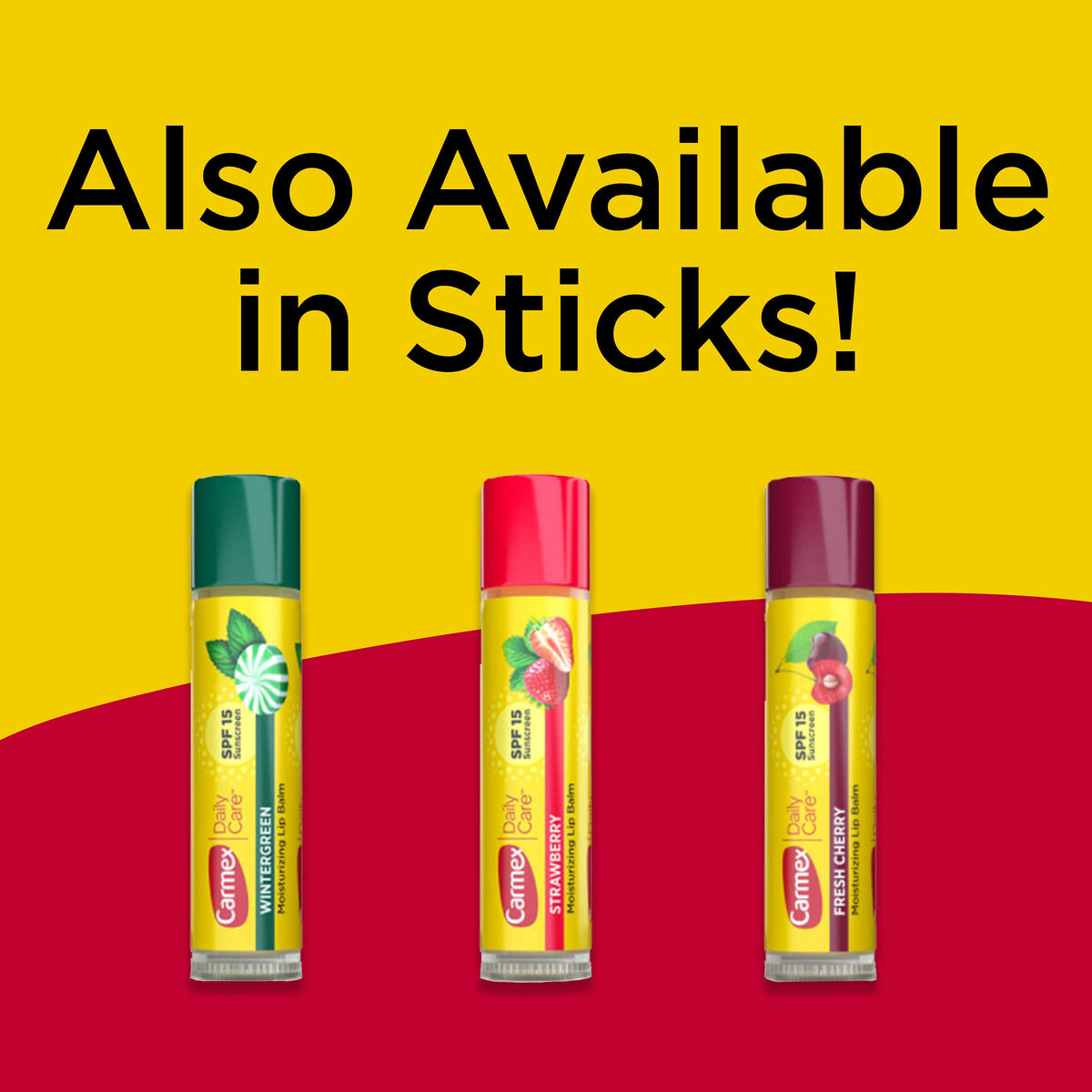 Carmex lip balm gift pack highlighting flavor variety and SPF protection