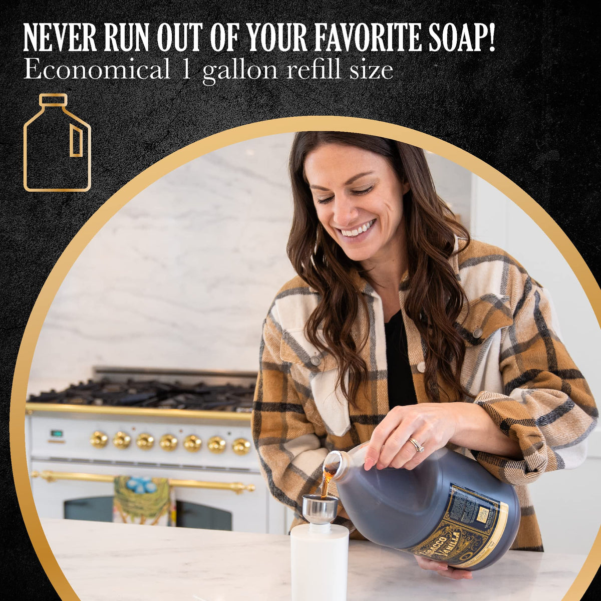 Carolina Castile Soap highly concentrated formula aims for economical refills.