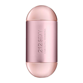 Carolina Herrera 212 Sexy bottle cap close-up, chic and glamorous.