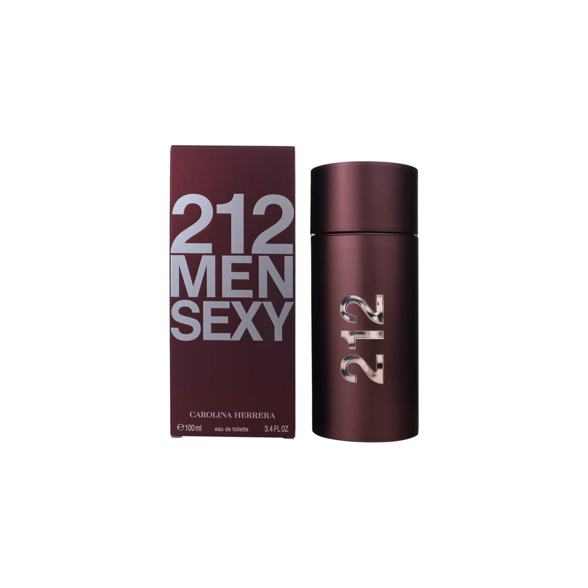 Carolina Herrera 212 Sexy Men EDT bottle, front view, ideal for daily wear.