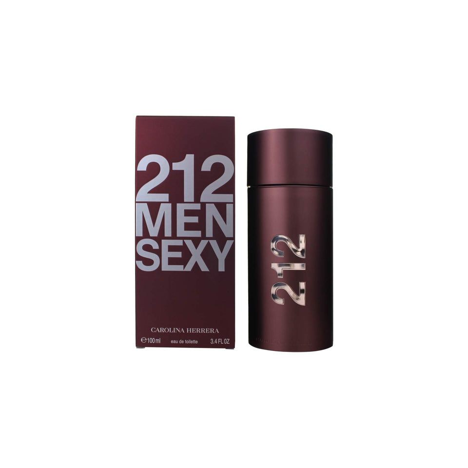 Carolina Herrera 212 Sexy Men EDT bottle, front view, ideal for daily wear.