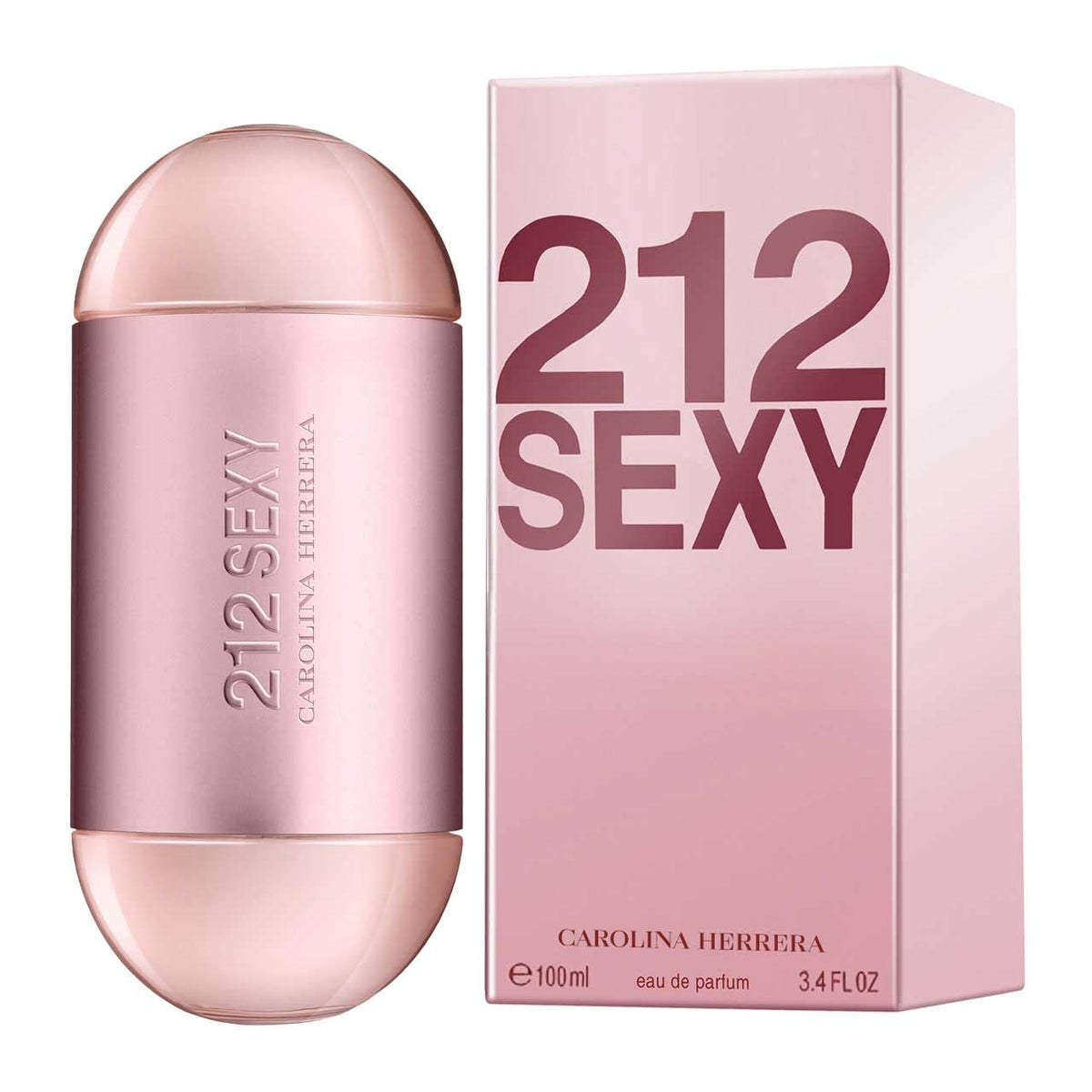 Carolina Herrera 212 Sexy packaging variation shown, compact and travel-ready.