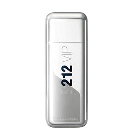 Carolina Herrera 212 VIP Men NYC EDT spray action, suggesting a bold presence through the evening.