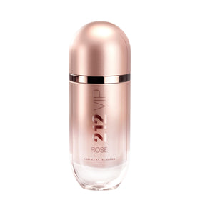 Carolina Herrera 212 VIP Rosé bottle front view for daily elegance and celebration.