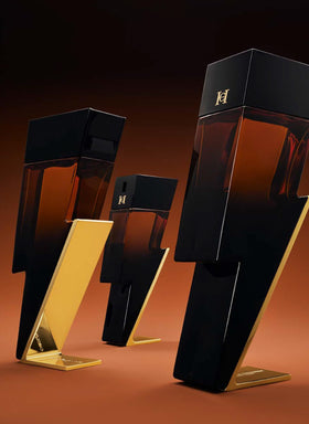 Carolina Herrera Bad Boy Elixir luxury finish enhances gift-ready presentation.